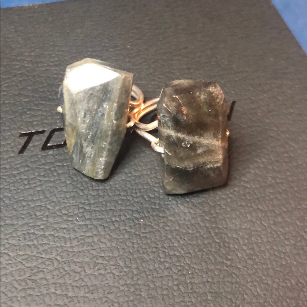 Labradorite Geode & Sterling Silver Rough … - Picture 5 of 6